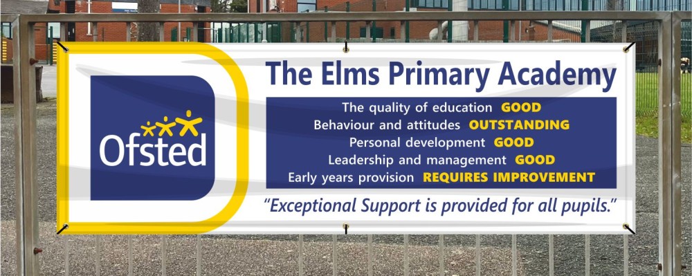 Ofsted Banners for Schools - Standard