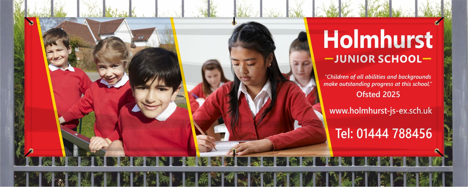 Primary School Banner - Full Colour Layout 8