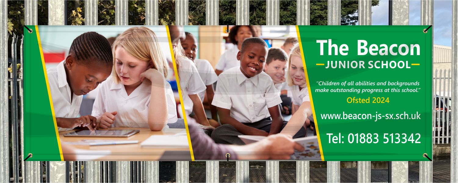 Primary School Banner - Full Colour Layout 8