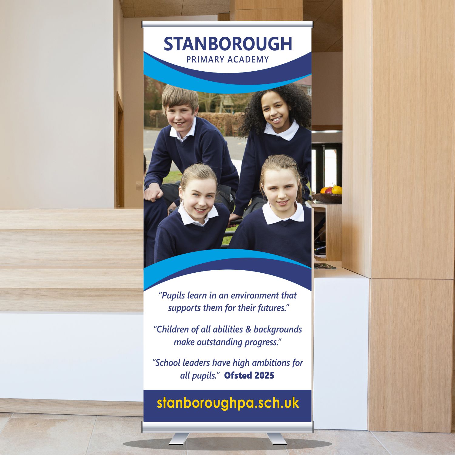 Ofsted Roller Banner - Layout 15