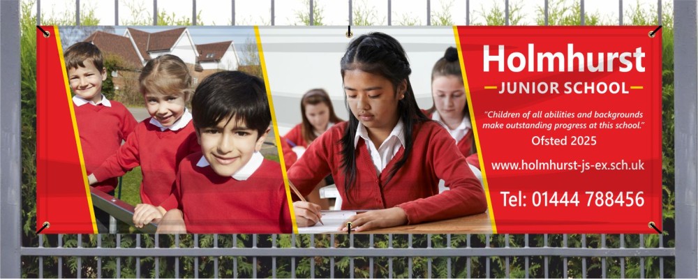 Primary School Banner - Full Colour Layout 8