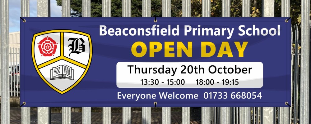 School Open Day Banners