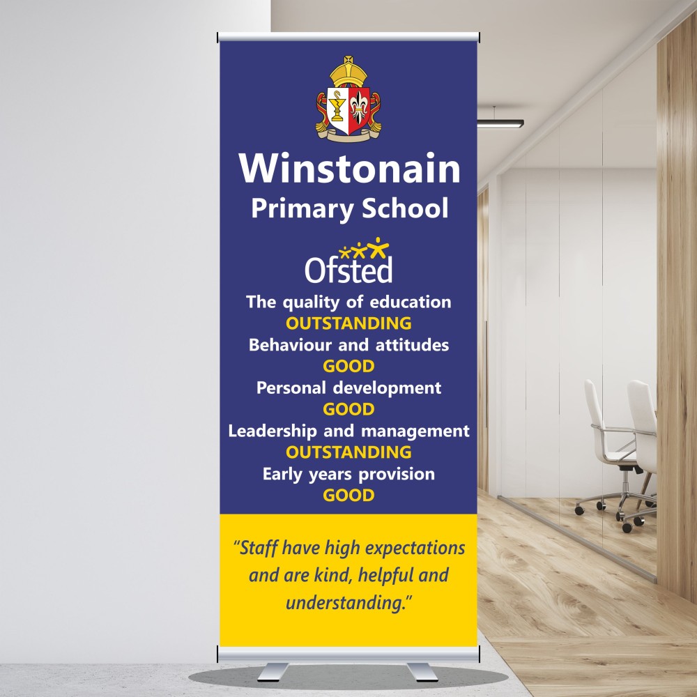Ofsted Roller Banner - Layout 8
