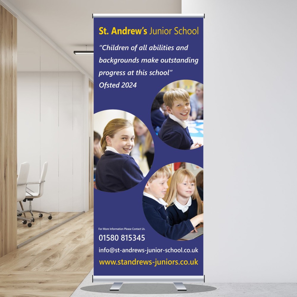 Ofsted Roller Banner - Layout 4